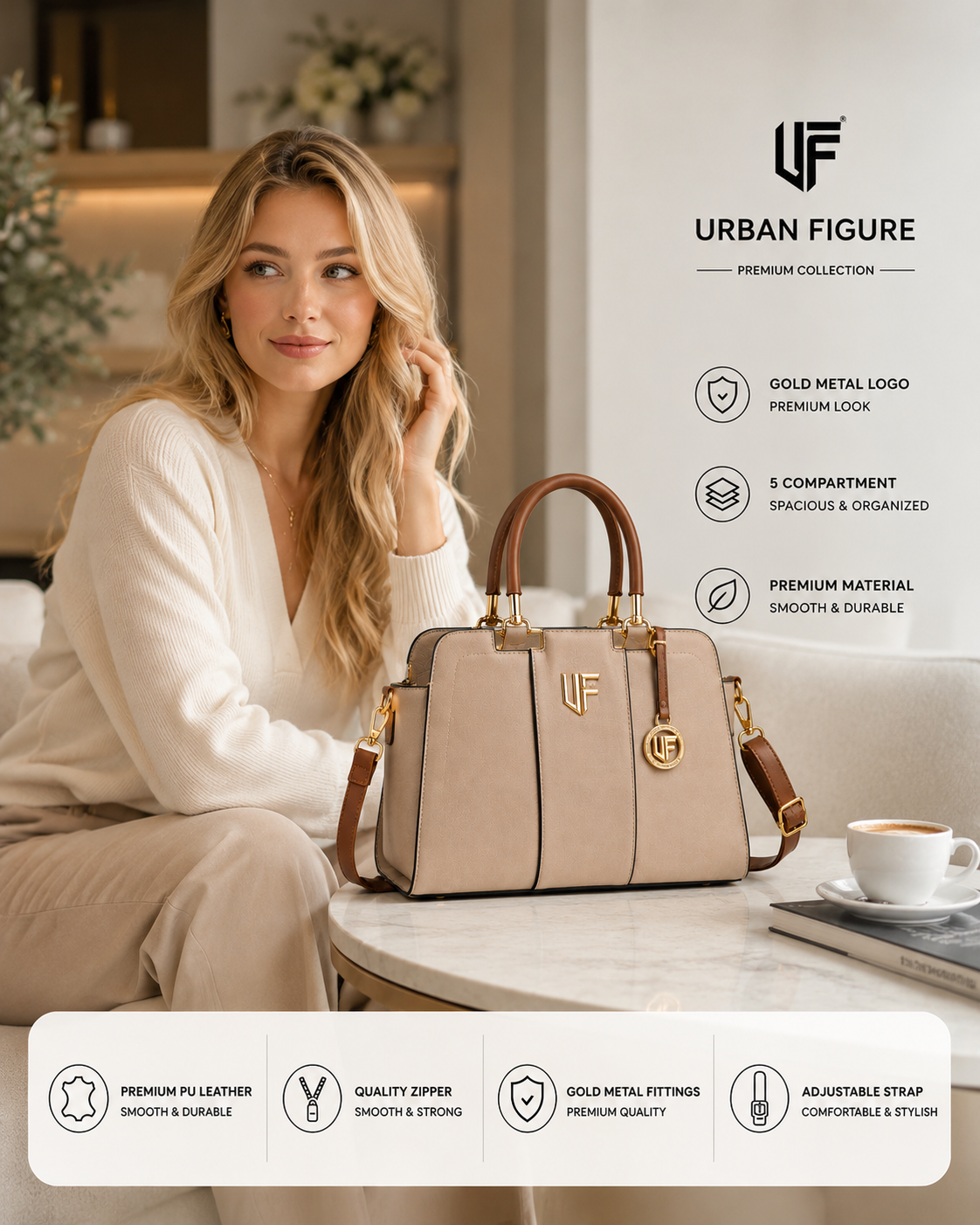 Nova 5 Section Hand Bag