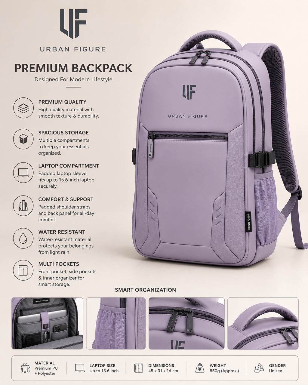 Lavender Mist Backpack