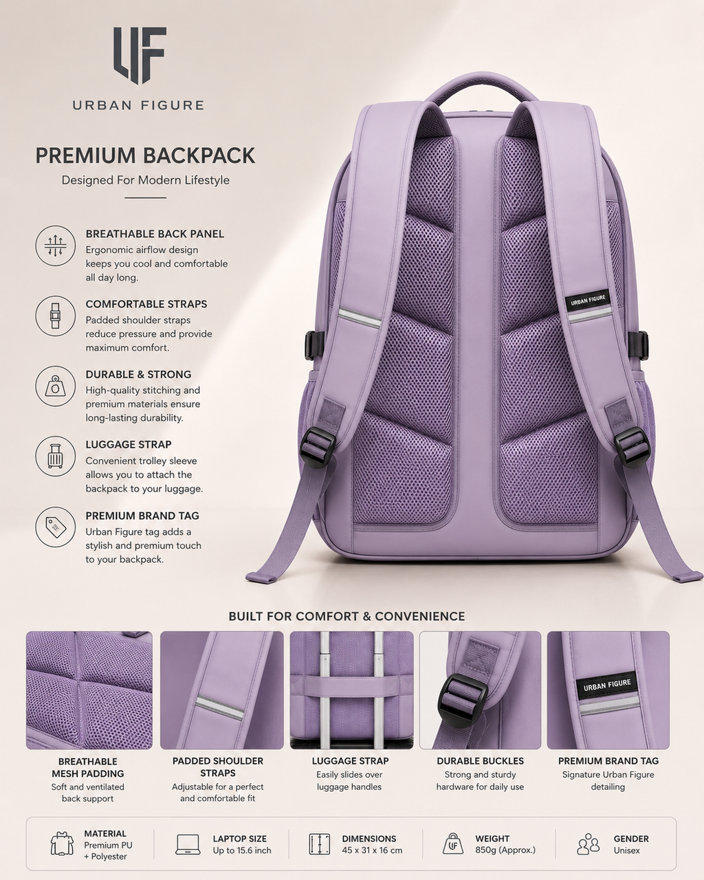 Lavender Mist Backpack