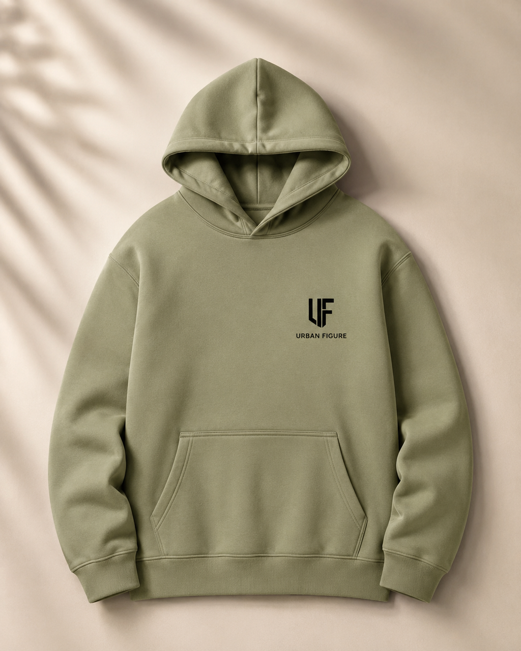URBAN FIGURE Premium 300 GSM Oversized Hoodie – Olive Green