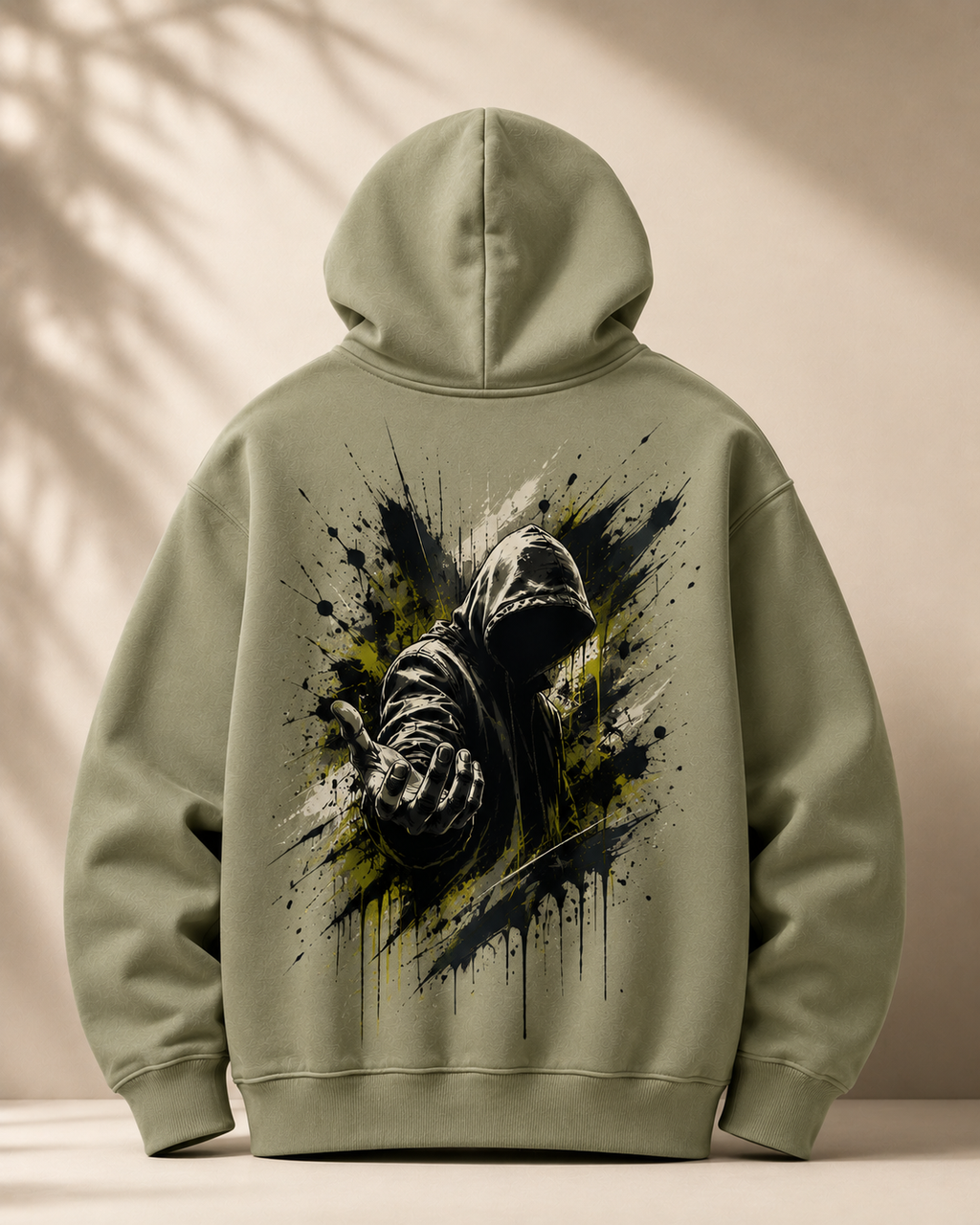 URBAN FIGURE Premium 300 GSM Oversized Hoodie – Olive Green