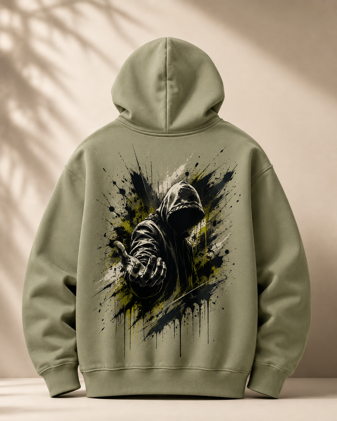 URBAN FIGURE Premium 300 GSM Oversized Hoodie – Olive Green